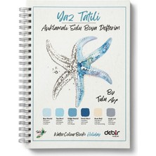 Debir Yayınları Açıklamalı Sulu Boya Defterim - Yaz Tatili