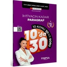 Marka Yayınları Tyt Msü Kpss Dgs Ales Ags Ihtiyacın Kadar Paragraf 10 Konu 30'ar Soru