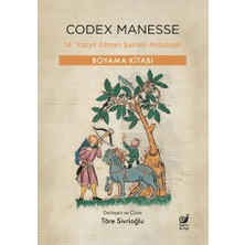 Sakin Kitap Codex Manesse - 14. Yüzyıl Alman Şairleri Antolojisi - Boyama Kitabı