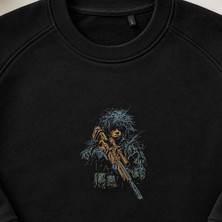 Taktik Keskin Nişancı Asker Nakışlı Bisiklet Yaka Sweatshirt Unisex