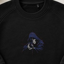 Keskin Nişancı Azrail Nakışlı Bisiklet Yaka Sweatshirt Unisex
