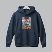 Goku Dragon Ball Anime Nakışlı Kapüşonlu Sweatshirt Unisex Hoodie