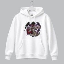 Asta Black Clover Anime Nakışlı Kapüşonlu Sweatshirt Unisex Hoodie