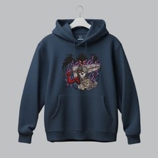 Asta Black Clover Anime Nakışlı Kapüşonlu Sweatshirt Unisex Hoodie