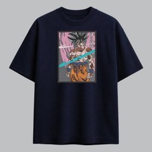 Goku Dragon Ball Anime Nakışlı Tişört Unisex %100 Pamuk