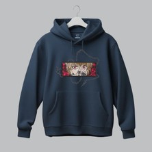 Kurapika Hunter x Hunter Anime Nakışlı Kapüşonlu Sweatshirt Unisex Hoodie