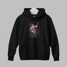 Kokushibo Demon Slayer Anime Nakışlı Kapüşonlu Sweatshirt Unisex Hoodie