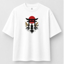 Cross Into Greatness Yazılı Nakışlı Tişört Unisex %100 Pamuk
