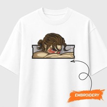 Eren Yeager Attack On Titan Anime Nakışlı Tişört Unisex %100 Pamuk