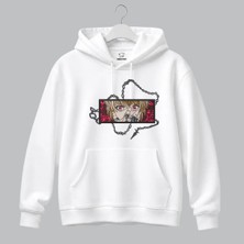 Kurapika Hunter x Hunter Anime Nakışlı Kapüşonlu Sweatshirt Unisex Hoodie