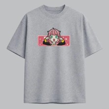 Anya Forger Spy x Family Anime Nakışlı Tişört Unisex %100 Pamuk