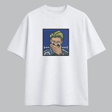 Kento Nanami Jujutsu Kaisen Anime Nakışlı Tişört Unisex %100 Pamuk