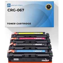 CRG-067 Muadil Toner Seti - Mf 651CW MF655CDW MF657CDW Uyumlu, Çok Renkli