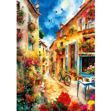 Olimpia Puzzle Olimpia Flowery Stone Road 1000 Parça