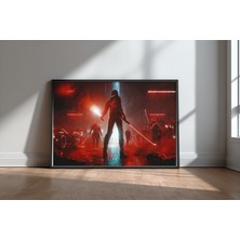 Cyberpunk 2077 Fifth Anniversary Poster Oyun Çerçeveli Tablo Poster Oyun Odası Duvar Dekoru Hediye