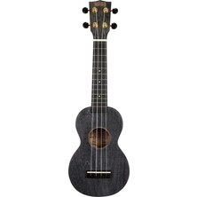 MS1TBK Slimline Serisi Soprano Ukulele (Transparent Black)
