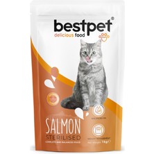 Bestpet Somonlu Kısırlaştırılmış Kedi Maması 1kg