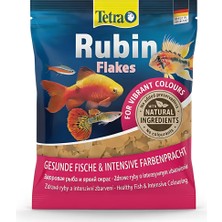 Tetra Rubin Flakes Süs Balıkları Için Pul Balık Yemi 12GR