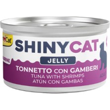 Gimcat Shinycat Jöle Içinde Ton Balıklı ve Karidesli Kedi Konservesi 70GR