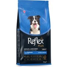 Reflex Plus Orta ve Büyük Irk Somonlu Yetişkin Köpek Maması 3kg