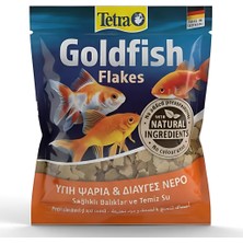 Tetra Goldfish Flakes Japon Balıkları Için Pul Balık Yemi 12GR