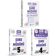 Data Yayınları 2026 Gys Içişleri Bakanlığı Şube Müdürü Özet Ders Notları ve Deneme Sınavı Seti