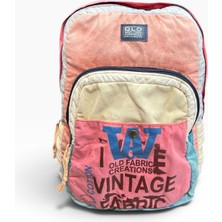 Old Cotton Cargo Vintage Renkli Sırt Çantası