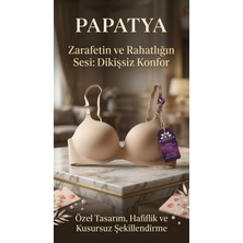 Papatya Lingerie Lazer Kesim Yarı Dolgulu Konfor Sütyen