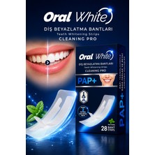 Oral White Cleaning Pro Pap+ Diş Beyazlatma Bantları – 28 Bant / 14 Günlük Program
