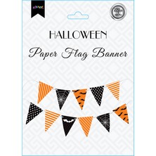 Vipfoni Halloween Temalı Üçgen Flama Bayrak Set