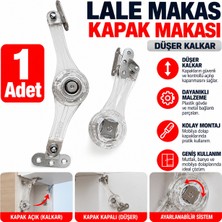 Ergün Store Metal Lale Makası 1 Adet Mobilya Kalkar Düşer Makası Dolap Makası