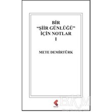 TeknoKapsül Bir "şiir Günlüğü" Için Notlar 1