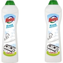 Mintax Amonyaklı Ovma Kremi 750 ml 2 Adet