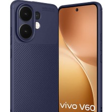 Trendexa Vivo V60 5g Uyumlu Auto Focus Karbon Kapak - Lacivert