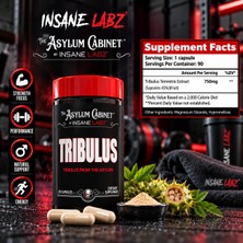 Insane Labz Acs, Tribulus %45 Saponins 750 Mg 90 Caps