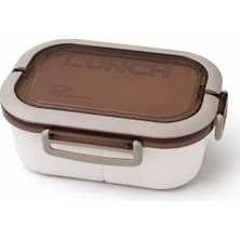 Busstier 1200 ml 2 Katlı 6 Bölmeli Bpa'sız Pp Plastik Sefer Tası ve Beslenme Çantası