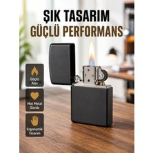 Epilons Tasarım Metal Çakmak Minimal Mat Yüzeyli ve Şık Görünümlü