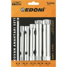 Edoni Kovan Anahtar Seti, 6 Parça, Ergonomik El Tutamağı, Dayanıklı Çelik Malzeme