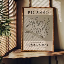 Fark Tanıtım Picasso Çerçevesiz Poster, Modern Dekoratif Çerçevesiz Poster, Tablo, Picasso-3