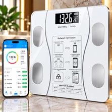 Healtcare Dijital Baskül Bluetooth Vücut Analizi -Dijital Akıllı Tartı-Yağ Ölçer Tartı Akıllı