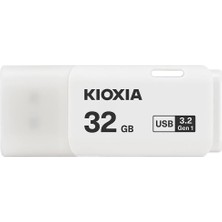 Kioxia Kıoxıa Transmemory U301 32GB USB Bellek – USB 3.2 Gen 1, Beyaz