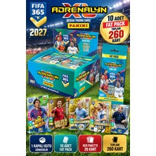 Toyfest Panini Fıfa 365 Adrenalyn Xl 2027 Fat Pack 10'lu Kapalı Kutu Toplam 260 Futbol Kartı