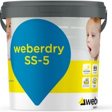 Weber Dry Ss-5 Elastik Çatı Izolasyon Malzemesi 20 kg Beyaz