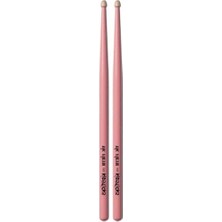 Odea Hickory Malzeme ile Üretilmiş Pembe Renkli Davul Çubukları
