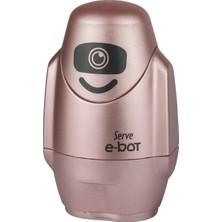 Serve E-Bot Silgili Kalemtiras Metalik Roze Tekli