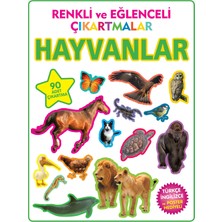 Marsilyan Renkli ve Eğlenceli Çıkartmalar Hayvanlar