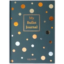 Marsilyan My Bullet Journal Defter (Confetti Mavi)
