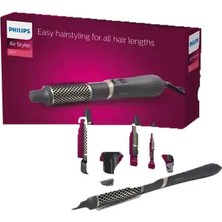Philips Phılıps Argan Yağı Seramik Kaplama, +3 Aparat, 3 Isı ve Hız Ayarı Saç Şekillendirme ve Kurutma Seti