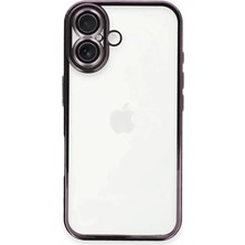 Çelik - Ticaret Apple iPhone 16 Plus Uyumlu Kılıf Lensli Silikon - Mor