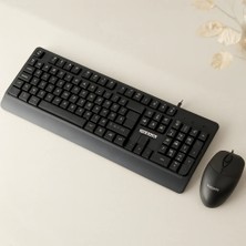 Çelik - Ticaret USB Kablolu Q Klavye & 1200 Dpı Mouse Seti